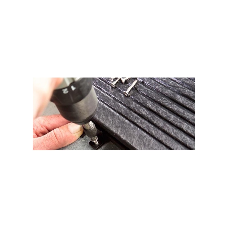 Vis inox pour planche plastique recyclé GOVAPLAST - PLASTIVERT